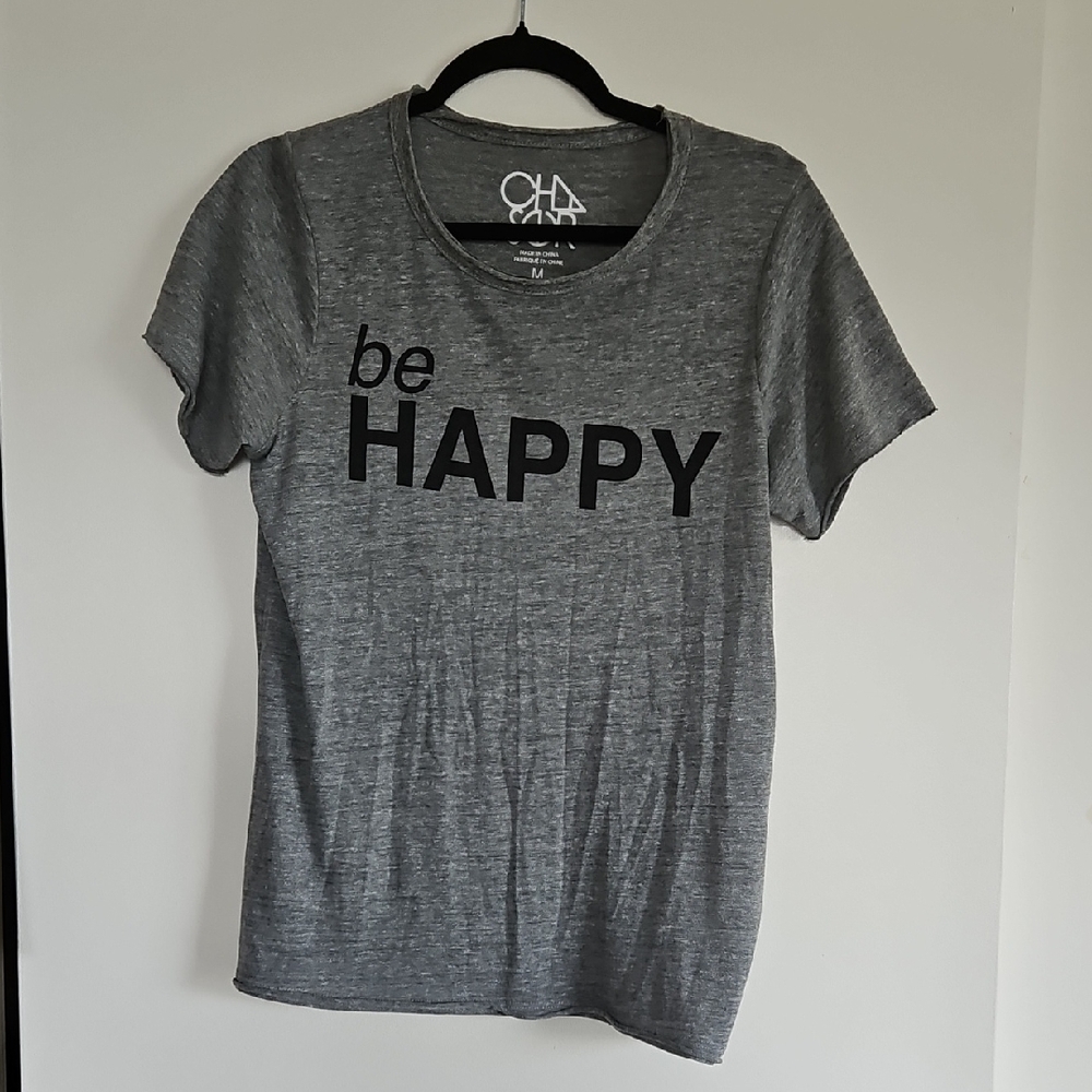 Chaser 'Be Happy' Tee Shirt Size M